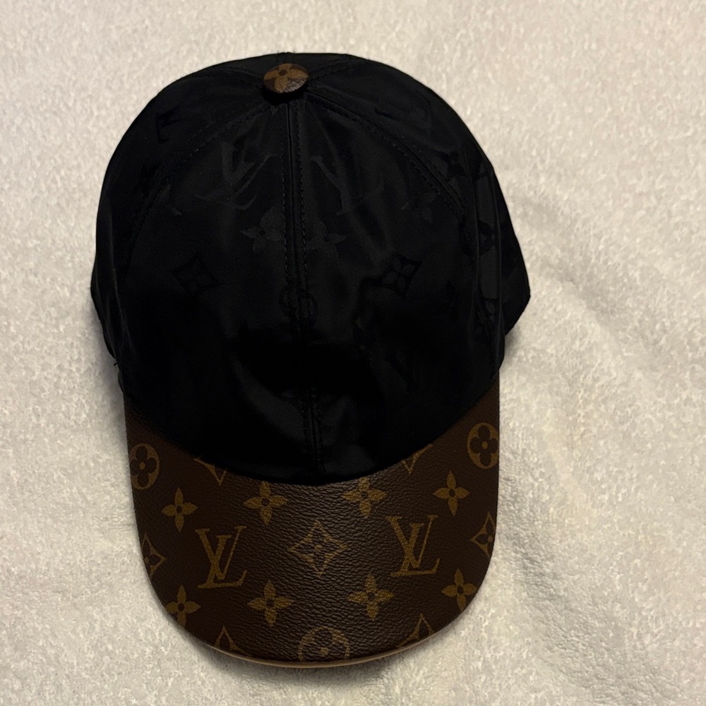 Louis Vuitton Black and Brown Monogram Hat